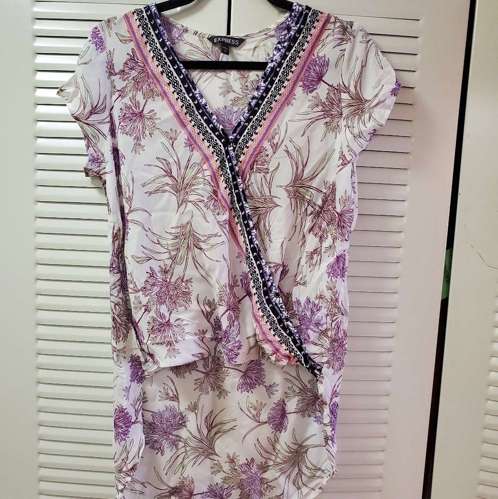 Express floral blouse